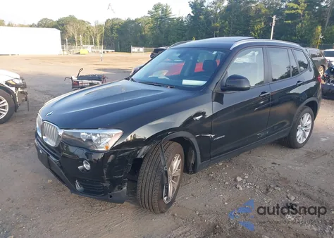 2017 BMW X3 xDrive28I z USA, uszkodzony, nr VIN 5UXWX9C3XH0W66602